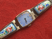 フィニフチ_時計☆シンプルだけどエレガントなデザイン☆Luch社(ブルーバイオレット)