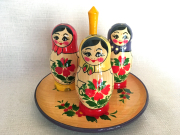 マトリョーシカのスパイス入れ★ロシア雑貨