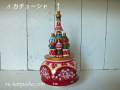 ロシア聖堂のオルゴール(赤花)☆二種★ロシア雑貨