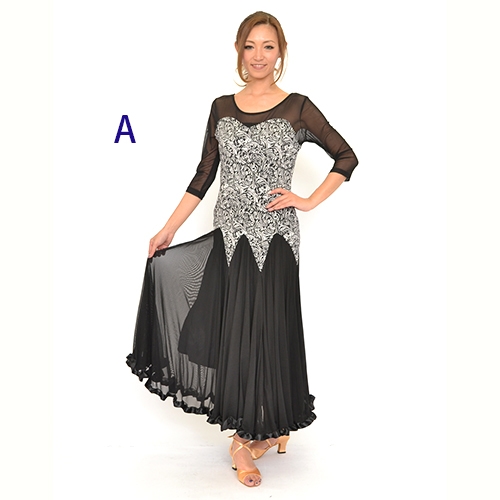 社交ダンス衣装モダンダンスドレス商品番号００１８