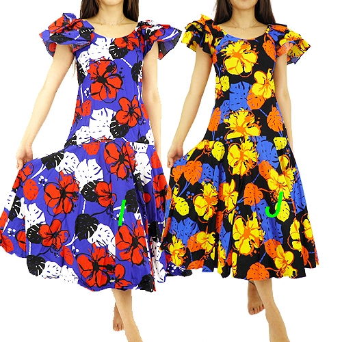 ハワイアン ダンス衣装ワンピース商品番号００２１