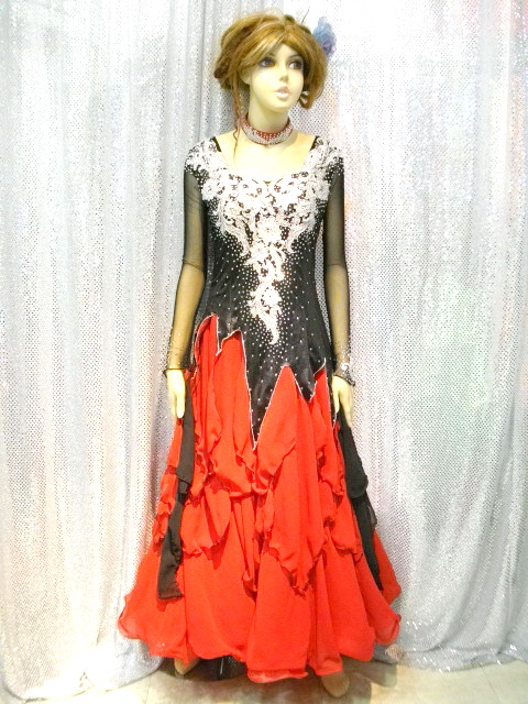 社交ダンス衣装発表会デモドレス商品番号０００３