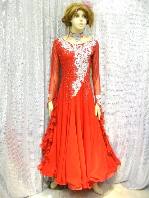 社交ダンス衣装発表会デモドレス商品番号０００５