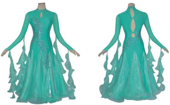 社交ダンス衣装発表会デモドレス商品番号００１１