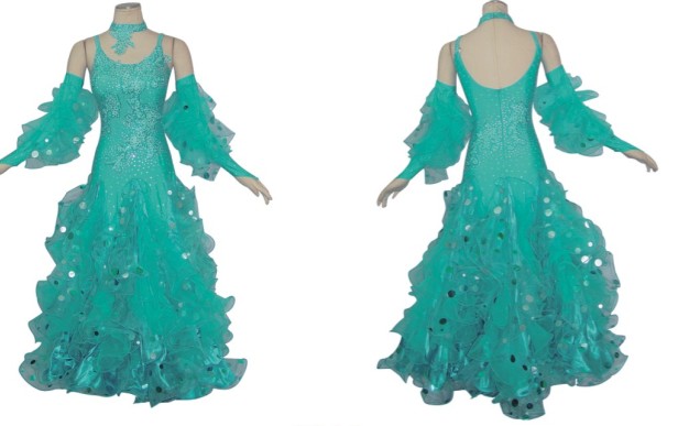 社交ダンス衣装発表会デモドレス商品番号０００８