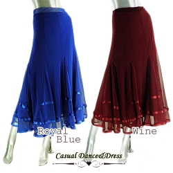 社交ダンス衣装スカート商品番号０３１７