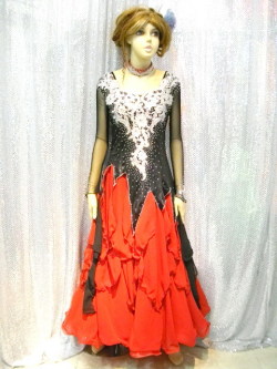 社交ダンス衣装発表会デモドレス商品番号０００３