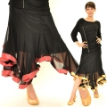 社交ダンス衣装スカート商品番号０２３１