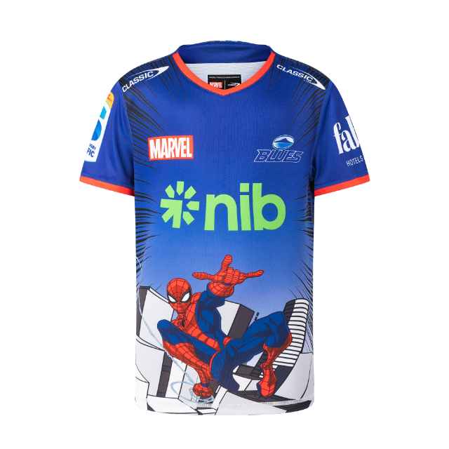 ブルーズ 2025 スパイダーマン コラボ WARM UP Tシャツ