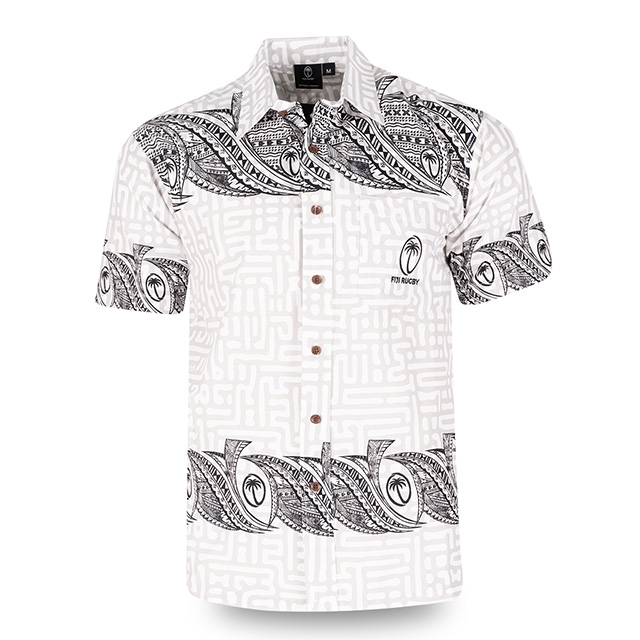 フィジー代表 Bula Shirt 1639 ホワイト