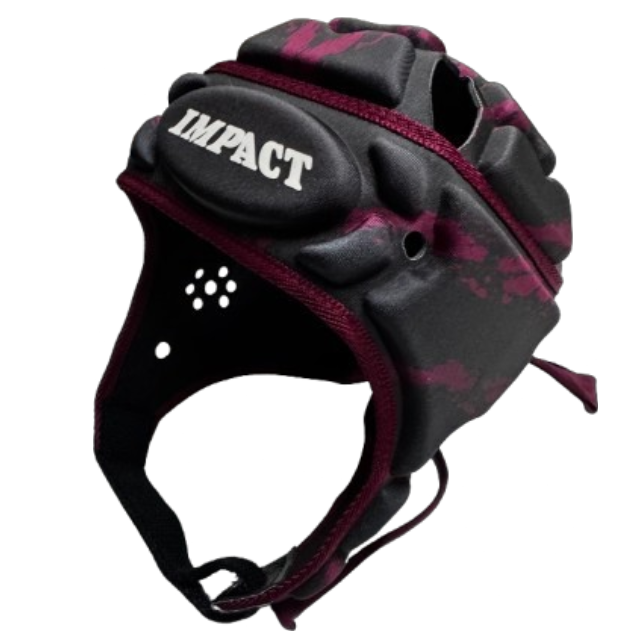 IMPACT V2 Premium Vented SPLATTER BLACK/MAROON