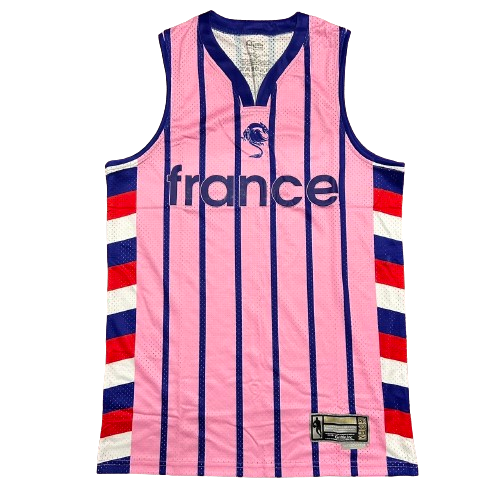 GRFN France バスケットボールジャージ ピンク