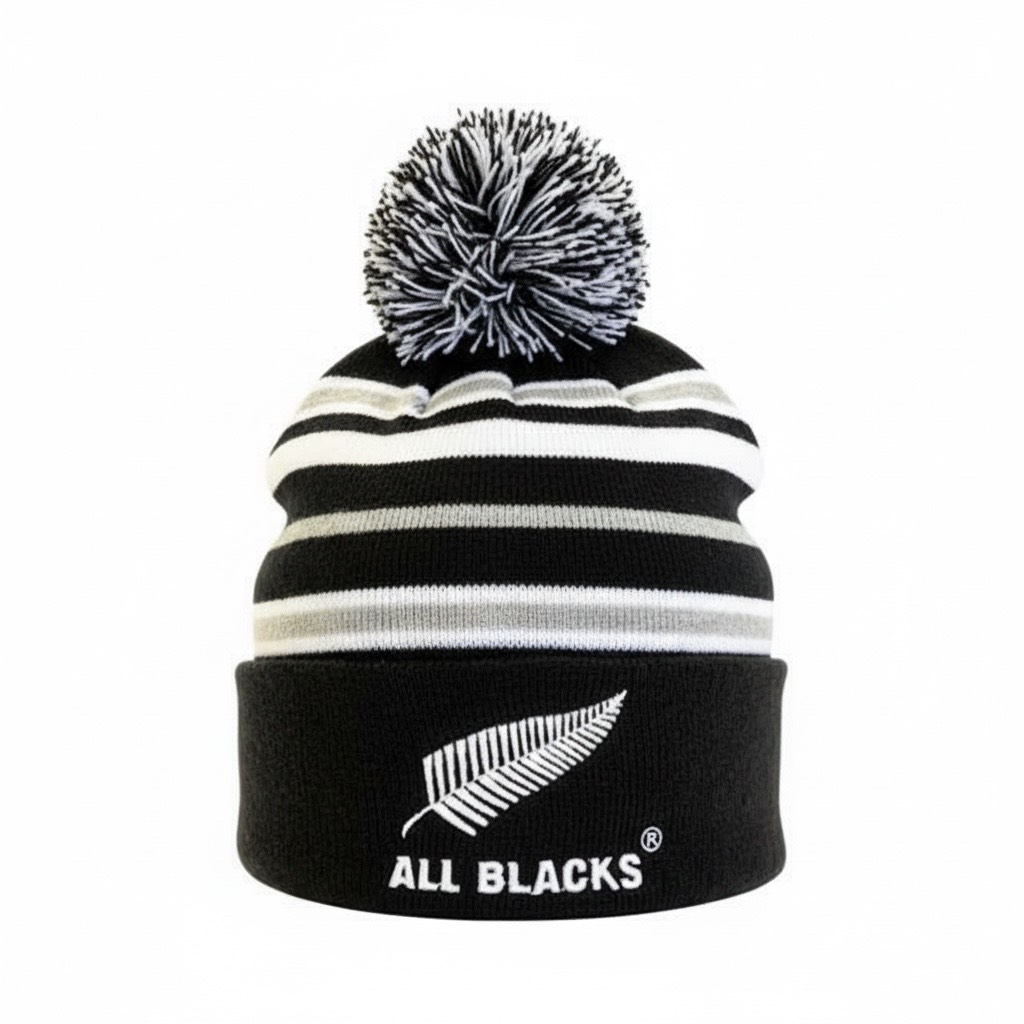 オールブラックス 子供用 Pom Pom ビーニー Boys