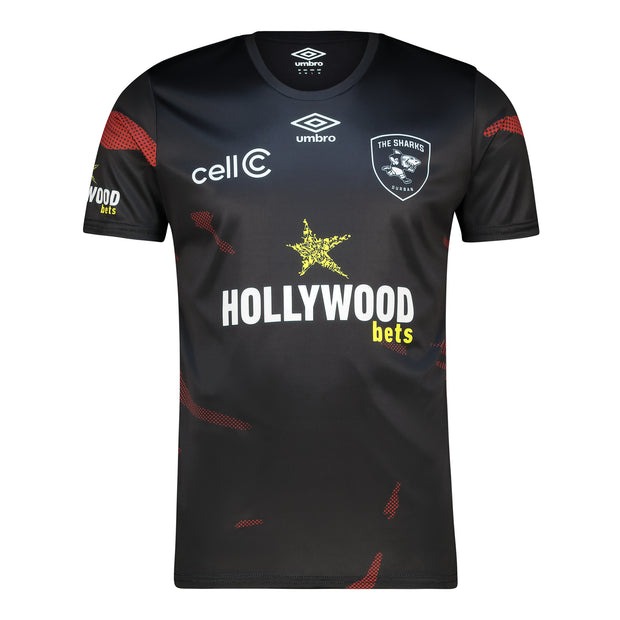シャークス 25/26 トレーニングTシャツ  ブラック
