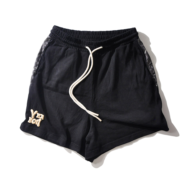 YEABOII  カットソーショーツ  ブラック/YB23SS10