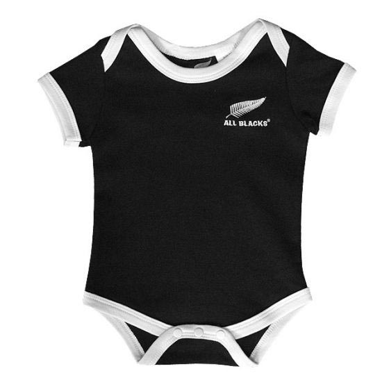 オールブラックス　ロンパス 半袖（赤ちゃん用ウェア）