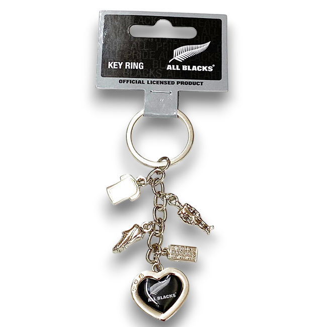 オールブラックス  チャームキーリング