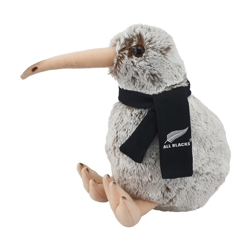 オールブラックス  マスコット人形  ソフトキウイ シルバー