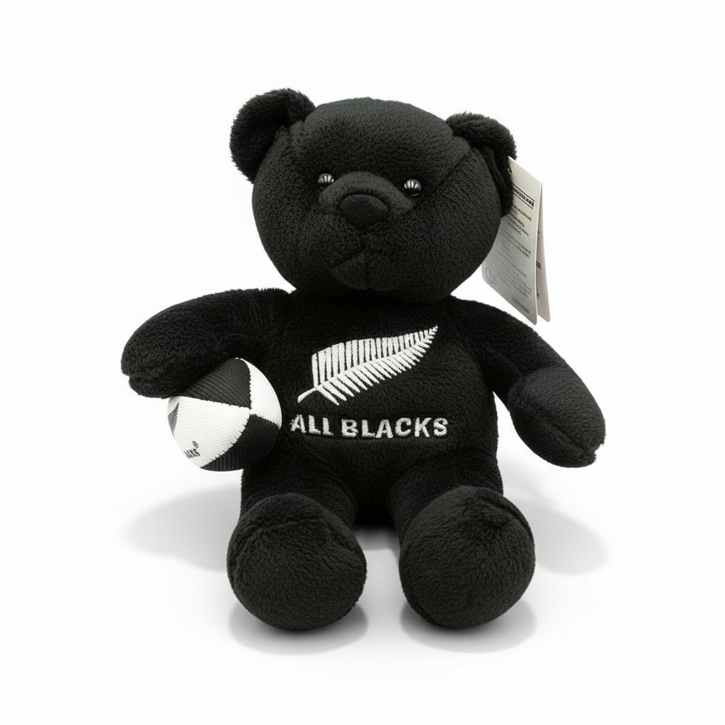 オールブラックス　HAKA マスコット人形 クマ ブラック