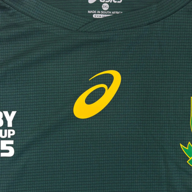 RWC2015 南アフリカ代表 スプリングボクス ホーム ファンTシャツ