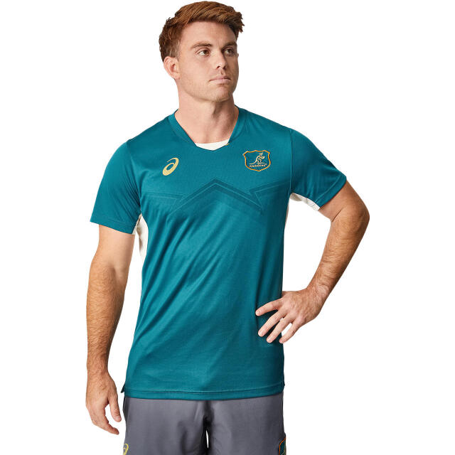 オーストラリア代表 ワラビーズ 23/24 トレーニングTシャツ ベルベットパイン