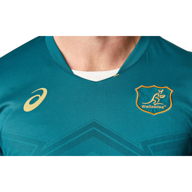 オーストラリア代表 ワラビーズ 23/24 トレーニングTシャツ ベルベットパイン
