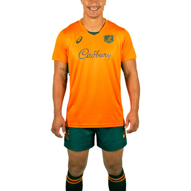 Wallabies ラガーシャツ Lサイズ イエロー オーストラリア代表 Wallabies ラガーシャツ Lサイズ イエロー オーストラリア代表