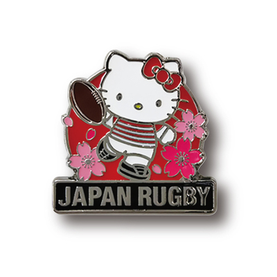 バロー社製 ハローキティ バタフライクラッチ ピンバッジ 浅 希少