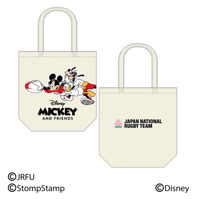 ラグビー日本代表×ミッキー&フレンズ キャンバストート