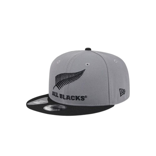 New Era 9Fifty オールブラックス スナップバックキャップ グレー