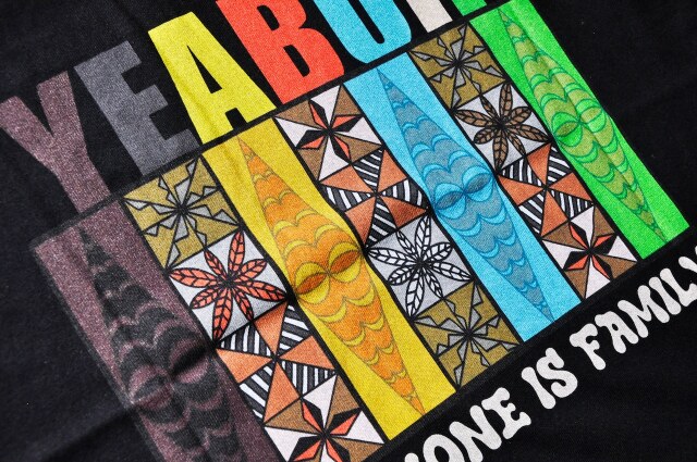 YEABOII ビッグシルエット カラフルクペシ ブラック/YB23SS04