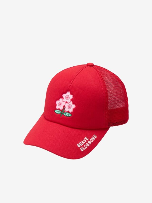 ラグビー日本代表 ジャパン スペクテーターメッシュキャップ レッド（ユニセックス）
