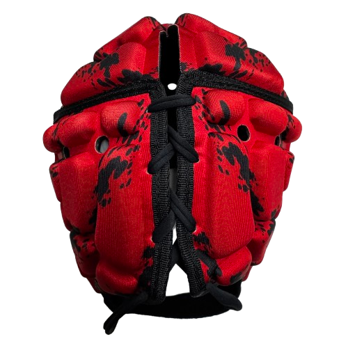 ヘッドカバー　チアガール　FW2点 IMPACT V2 Premium Vented SPLATTER RED/BLACK