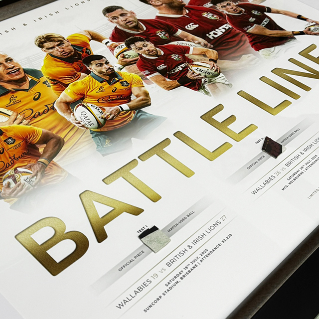 British ＆ Irish Lions and Wallabies 2025 ディアルサインパネル
