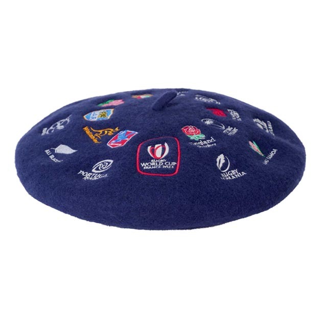 RUGBY WORLDCUP FRANCE 2023 20NATIONS ベレー帽 ネイビー