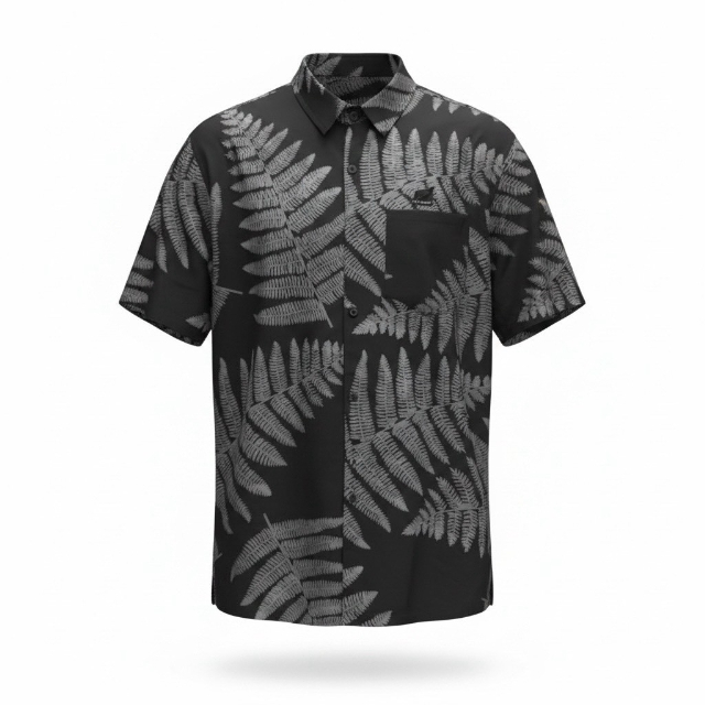 オールブラックス Fijian Bula Shirt  ブラック【SS4271】