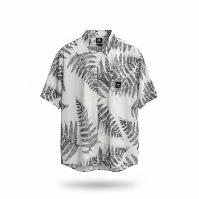 オールブラックス Fijian Bula Shirt  ホワイト【SS4271】