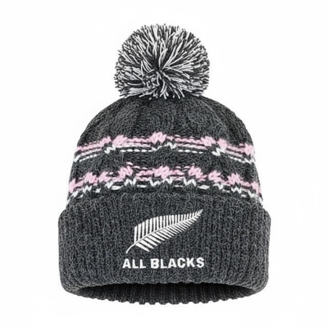 オールブラックス 子供用 Pom Pom ビーニー Girls