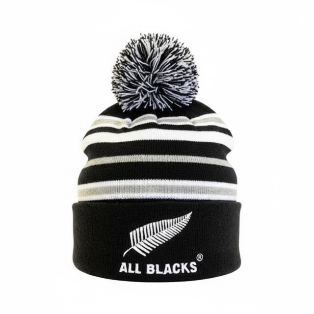 オールブラックス 子供用 Pom Pom ビーニー Boys