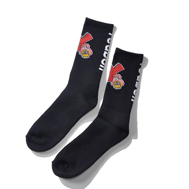 YEABOII ソックス ブラック/YB23SS45