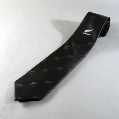 オールブラックス ラインネクタイ【ブラック】#1