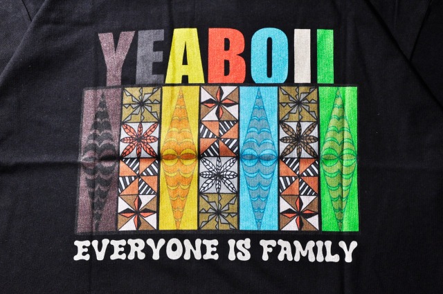 YEABOII ビッグシルエット カラフルクペシ ブラック/YB23SS04