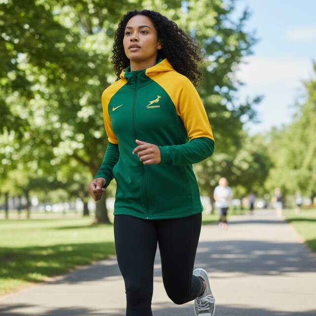 南アフリカ代表 スプリングボクス 25/26 トレーニングフーディー