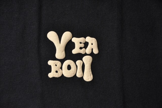 YEABOII ビッグシルエット カラフルクペシ ブラック/YB23SS04