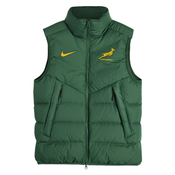 南アフリカ代表 スプリングボクス 25/26 SIDELINE VESTジャケット