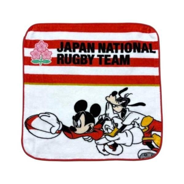 ラグビー日本代表 ミッキー&フレンズ ハンドタオル