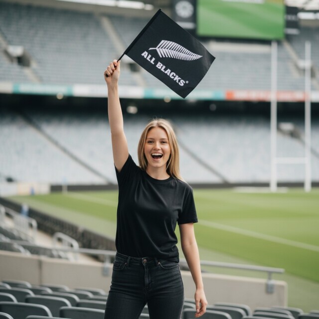 オールブラックス ミディ フラッグ