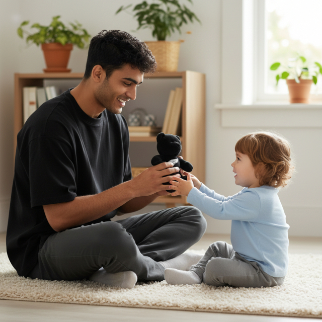 オールブラックス HAKA マスコット人形 クマ ブラック