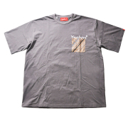 YEABOII Kids ポケットTシャツ チャコール/YB23SS06