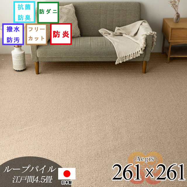 約 240×240cm ［ 約4.5帖 ］ サヤンサヤン公式｜ラグ・絨毯の